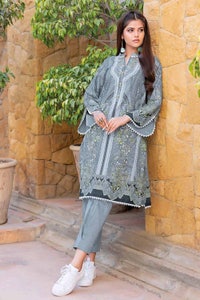UAE -2PC Lawn Glitter Printed Unstitched Suit TL-32019 A