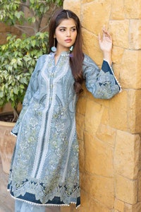 UAE -2PC Lawn Glitter Printed Unstitched Suit TL-32019 A