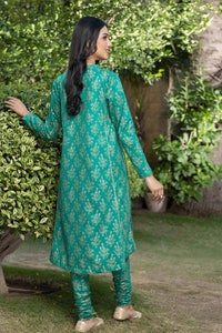 UAE -2PC Lawn Suit Unstitched Gold Printed Shirt Trouser TL-32047