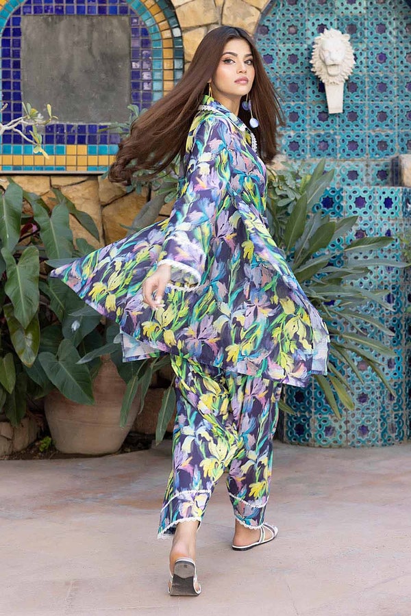 UAE -2PC Lawn Unstitched Digital Printed Suit TL-32056