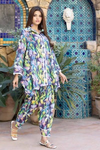 UAE -2PC Lawn Unstitched Digital Printed Suit TL-32056