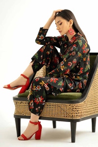 UAE -2PC Printed Unstitched Lawn Suit TL-42003