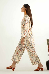 UAE -2PC Printed Unstitched Lawn Suit TL-42008