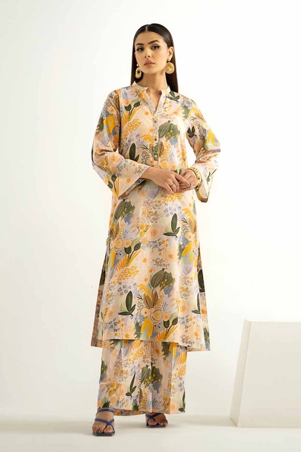 UAE -2PC Printed Unstitched Lawn Suit TL-42028