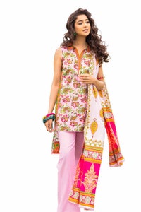 UAE -2PC Unstitched Printed Lawn Suit TL-42029