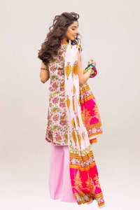 UAE -2PC Unstitched Printed Lawn Suit TL-42029