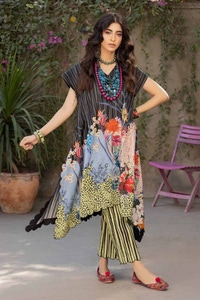 UAE -2PC Printed Unstitched Lawn Suit TL-42031