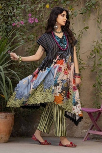 UAE -2PC Printed Unstitched Lawn Suit TL-42031