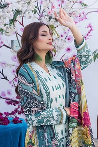UAE -2PC Printed Unstitched Lawn Suit TL-42032