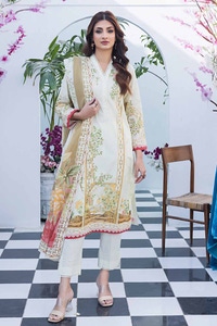 UAE -2PC Printed Unstitched Lawn Suit TL-42034