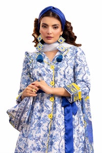 UAE -2PC Unstitched Printed Lawn Suit TL-42037