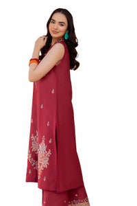 UAE -2PC Unstitched Embroidered Lawn Suit TL-42055