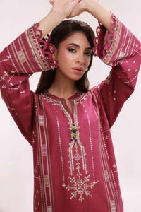 UAE -2PC Unstitched Embroidered Lawn Suit TL-42057
