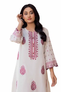 UAE -2PC Unstitched Embroidered Lawn Suit TL-42062