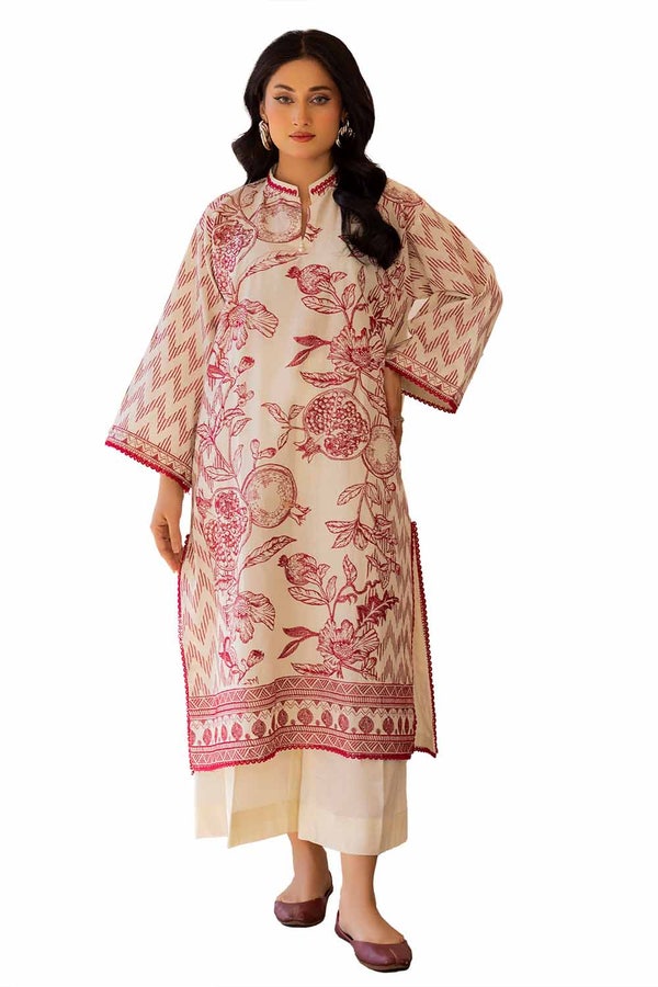 UAE -2PC Unstitched Embroidered Lawn Suit TL-42065