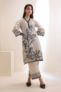 UAE -2PC Unstitched Embroidered Lawn Suit TL-42066