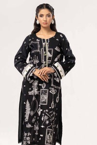 UAE -2 Piece Unstitched Embroidered Lawn Suit TL-42083