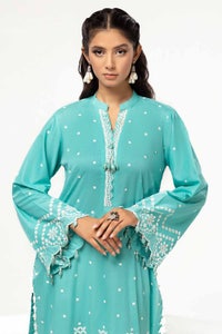 UAE -2 Piece Unstitched Embroidered Lawn Suit TL-42086