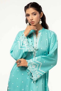 UAE -2 Piece Unstitched Embroidered Lawn Suit TL-42086