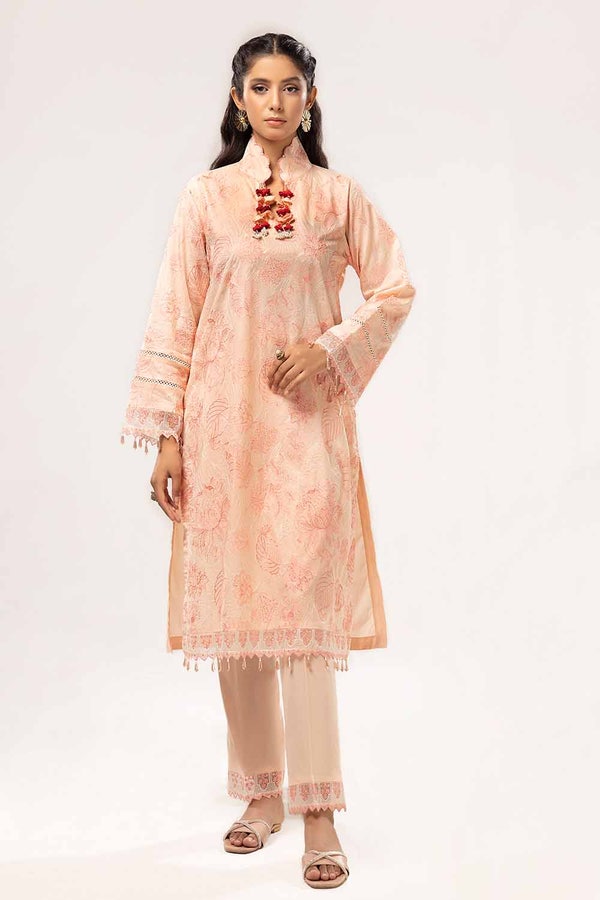 UAE -2 Piece Unstitched Embroidered Lawn Suit TL-42088