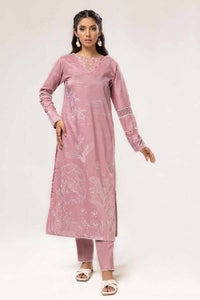 UAE -2 Piece Unstitched Embroidered Lawn Suit TL-42089