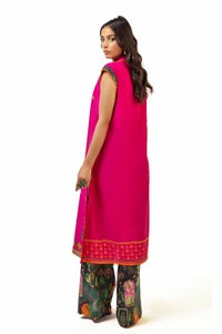 UAE -2 Piece Unstitched Embroidered Lawn Suit with Printed Lawn Trouser TL-42111