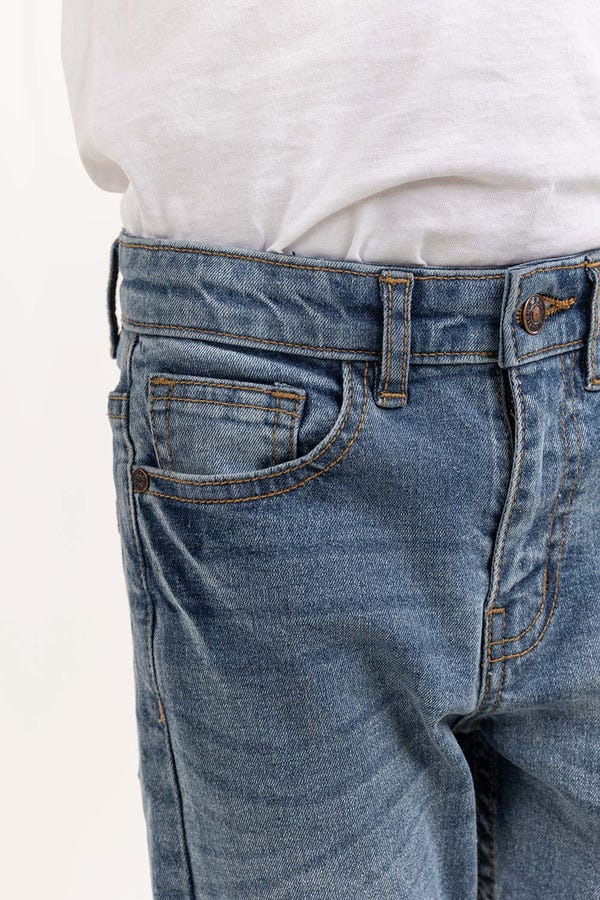 UAE -Toddler Boy Medium Blue Jeans 231-321-001 B