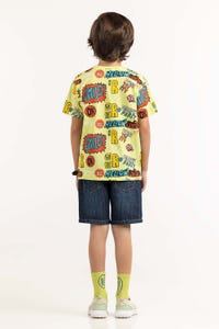 UAE -Toddler Boy Sun Lime T-Shirt 231-513-031