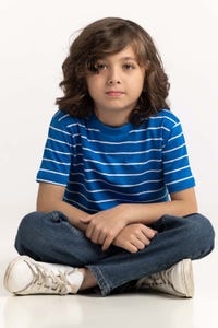 UAE -Toddler Boys Blue T-Shirt 231-513-001 B