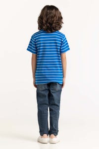 UAE -Toddler Boys Blue T-Shirt 231-513-001 B