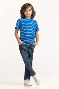UAE -Toddler Boys Blue T-Shirt 231-513-001 B