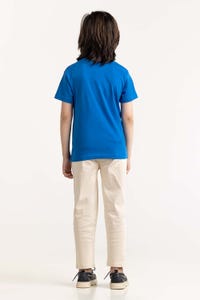 UAE -Toddler Boys Blue T-Shirt 231-513-001 G