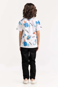 UAE -Toddler Boys White T-Shirt 231-513-011