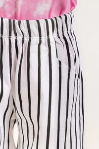 UAE -Toddler Girl Black And White Short 231-619-008