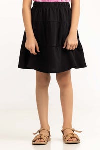 UAE -Toddler Girl Black Skirt 231-618-003