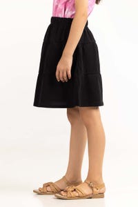 UAE -Toddler Girl Black Skirt 231-618-003