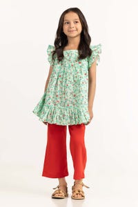 UAE -Toddler Girl Green Blouse 231-617-405