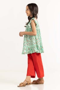 UAE -Toddler Girl Green Blouse 231-617-405