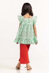 UAE -Toddler Girl Green Blouse 231-617-405