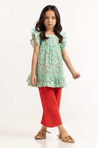 UAE -Toddler Girl Green Blouse 231-617-405