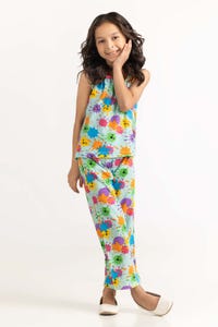 UAE -Toddler Girl Green Co-Ord Top 231-616-014 T