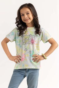 UAE -Toddler Girl Tie Dye T-Shirt 231-613-032