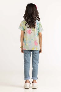 UAE -Toddler Girl Tie Dye T-Shirt 231-613-032
