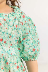 UAE -Toddler Girl Green Shirt TGWJ-2210027