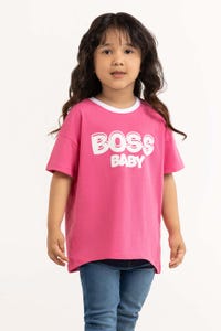 UAE -Toddler Girl Pink T-Shirt 231-613-002