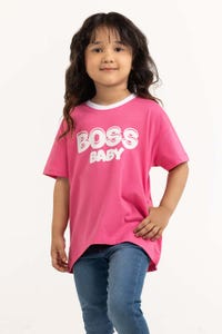UAE -Toddler Girl Pink T-Shirt 231-613-002