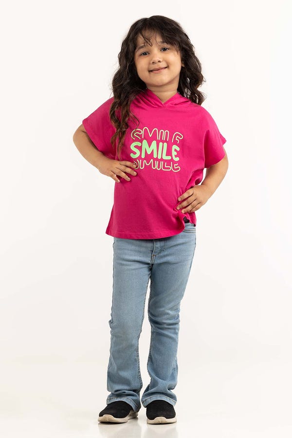 UAE -Toddler Girl Raspberry Sorbet T-Shirt 231-613-039
