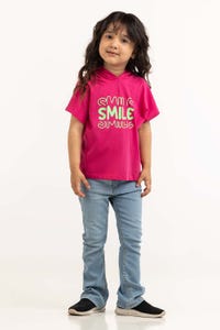 UAE -Toddler Girl Raspberry Sorbet T-Shirt 231-613-039