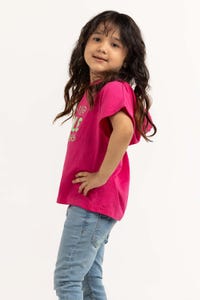 UAE -Toddler Girl Raspberry Sorbet T-Shirt 231-613-039