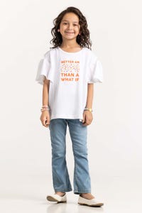 UAE -Toddler Girls White T-Shirt TGKT-2210026